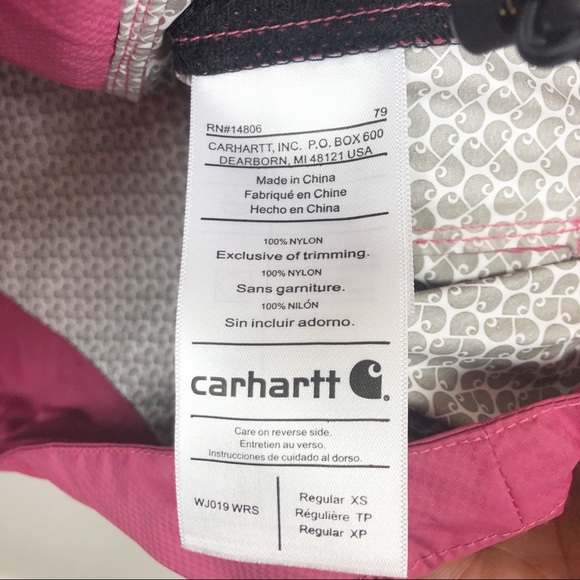Carhartt | ‘Downburst’ Rain Jacket in Pink - Picture 4 of 8